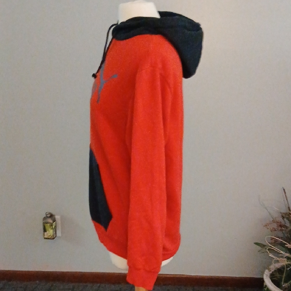 PUMA Red and Black Hoodie with Logo - Picture 2 of 6